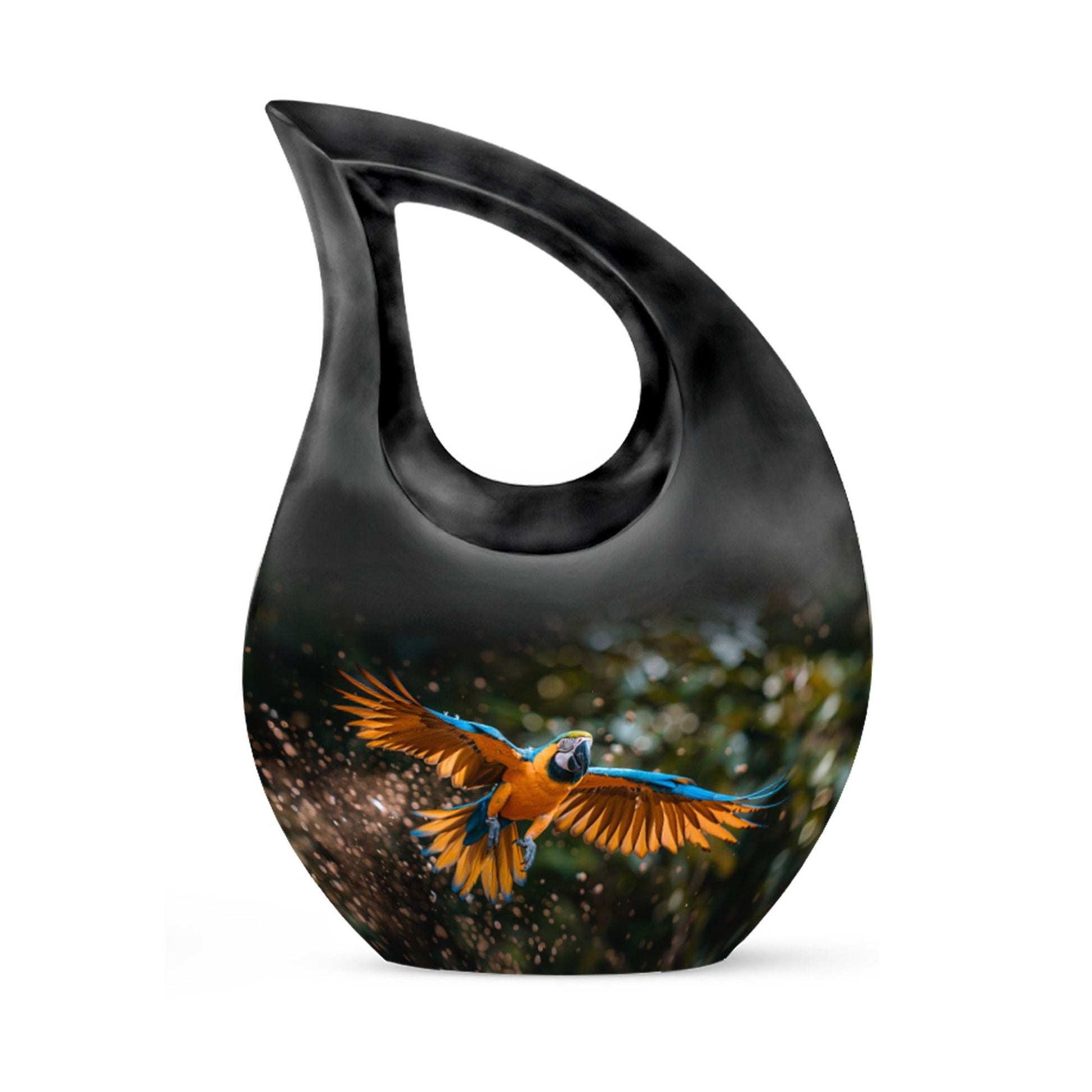 Full size 10-inch Mystic Avian Glow Urn