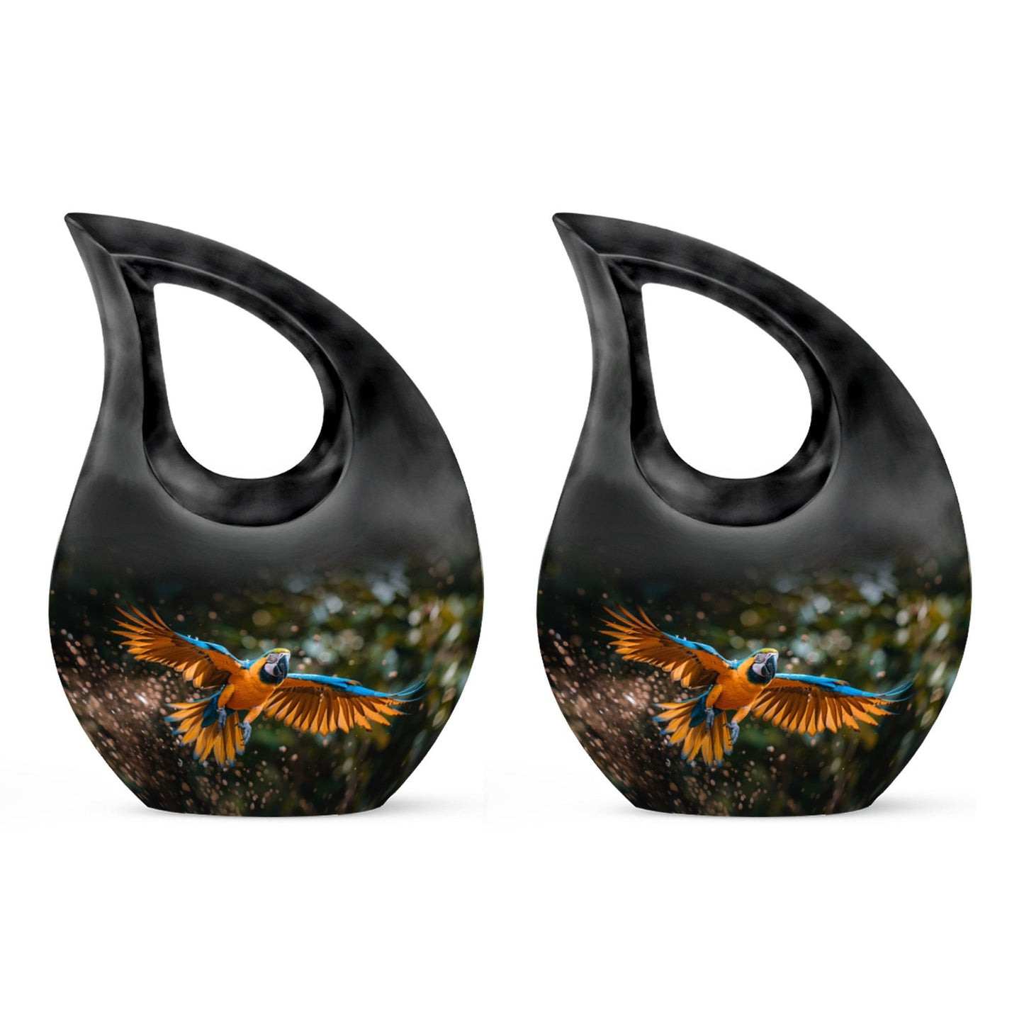 Full size 10-inch Mystic Avian Glow Urn