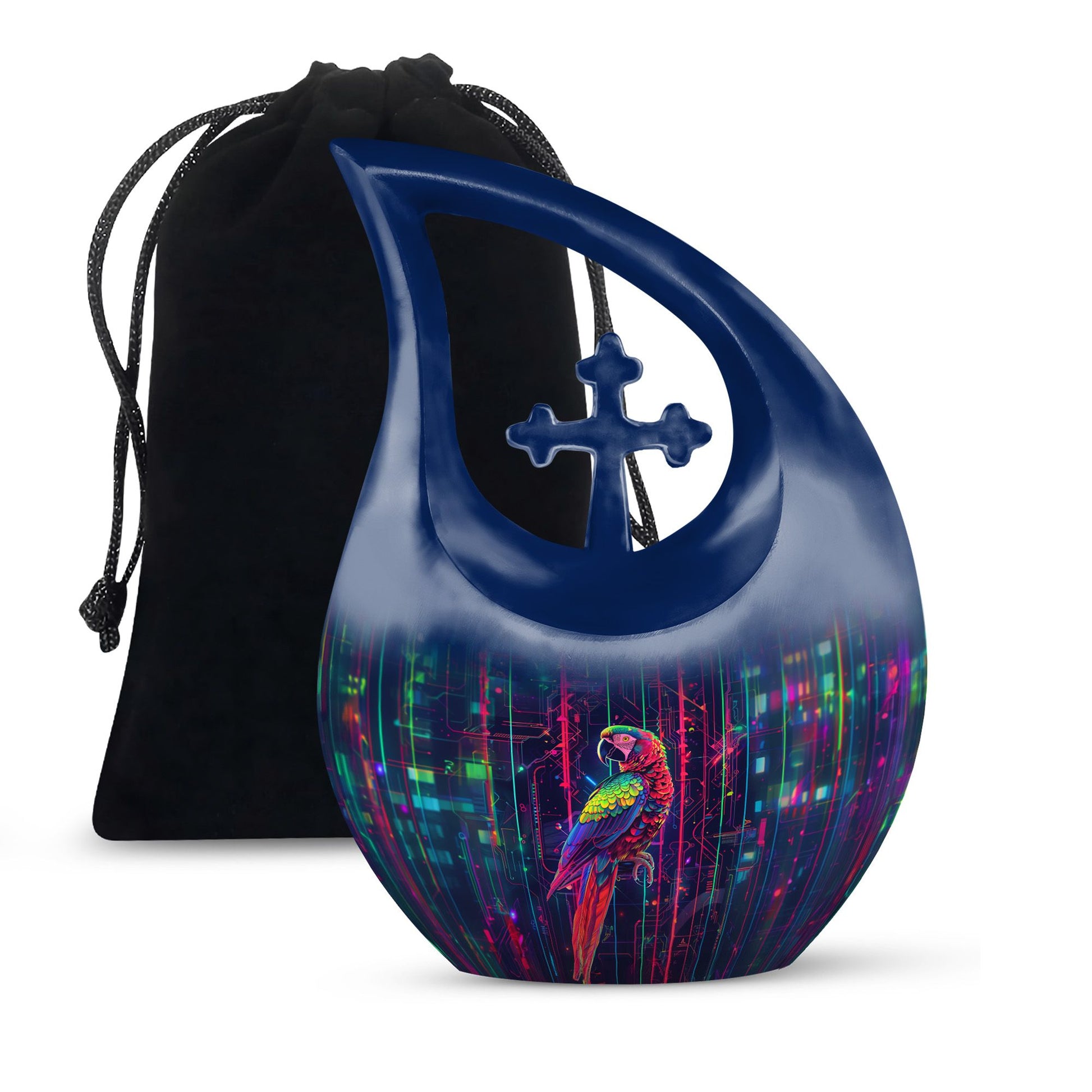 10 Inch, personalized Digital Aviary Urn