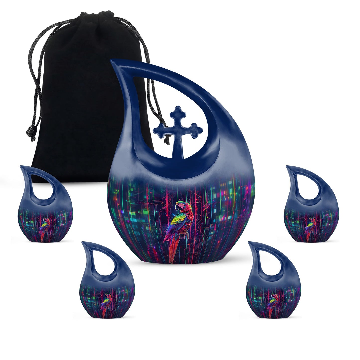 10 Inch, personalized Digital Aviary Urn