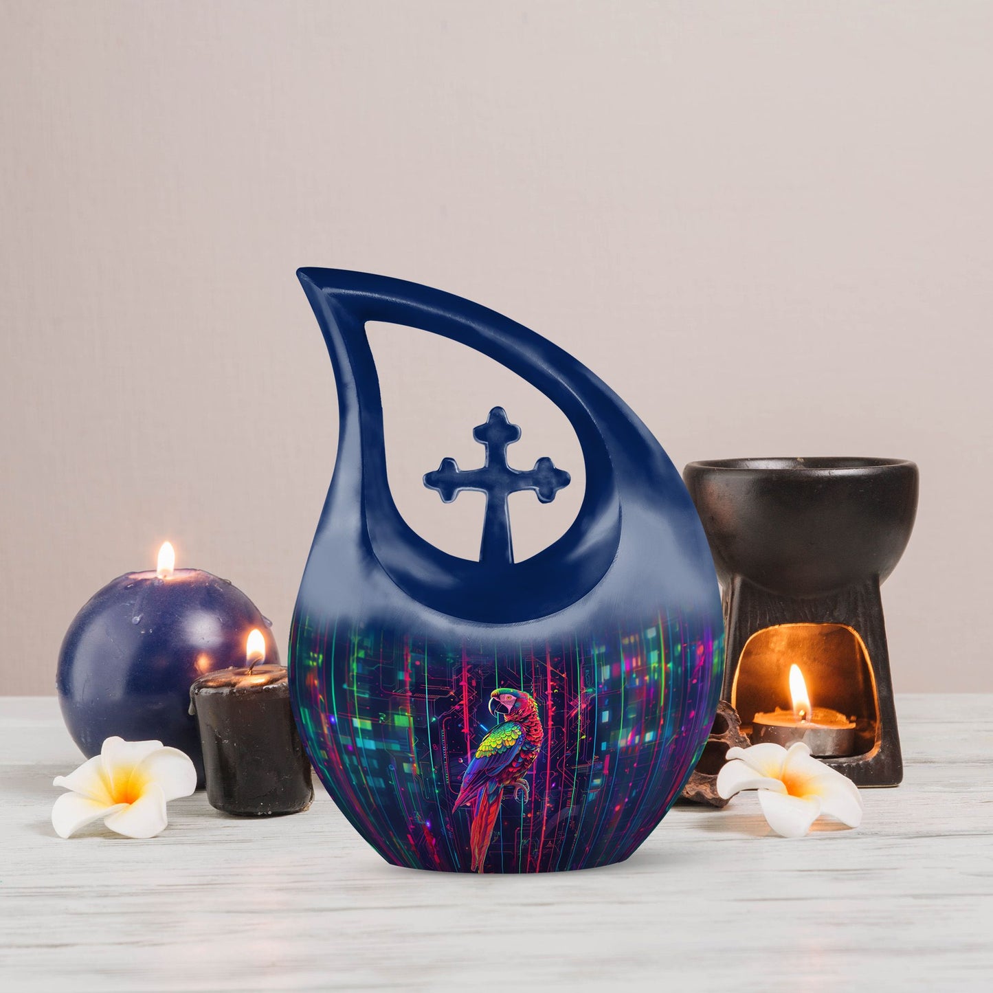 10 Inch, personalized Digital Aviary Urn