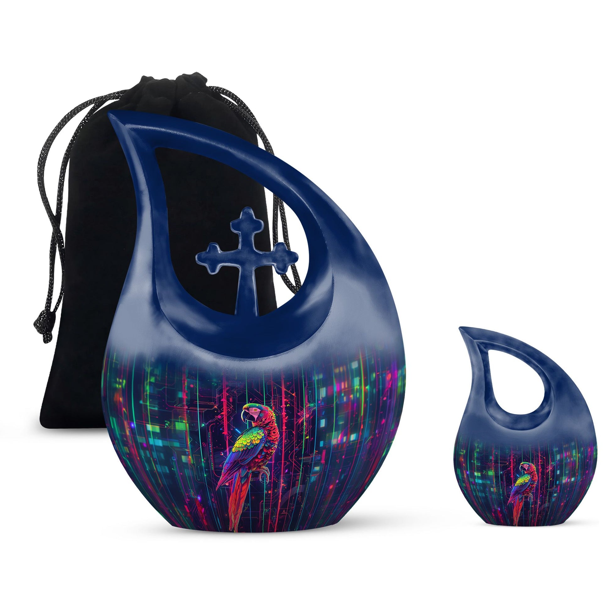 10 Inch, personalized Digital Aviary Urn