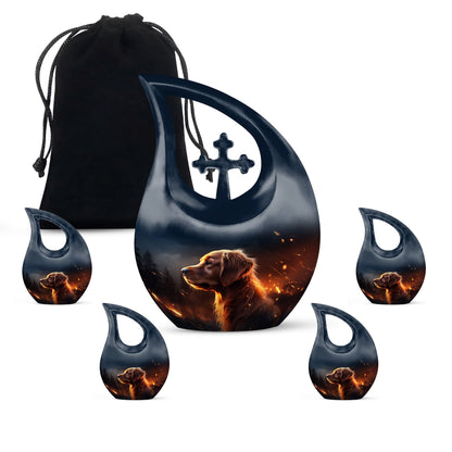 Cross drop design Ember Watcher Ashes Urn