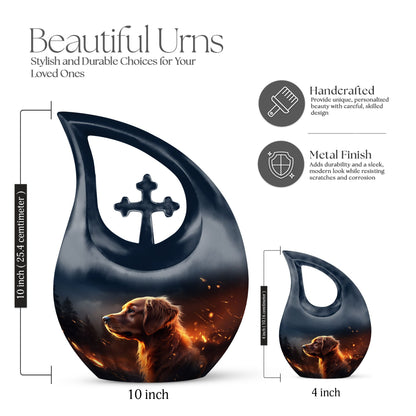 Cross drop design Ember Watcher Ashes Urn