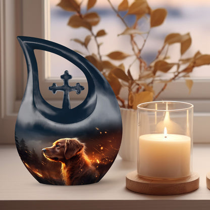 Cross drop design Ember Watcher Ashes Urn