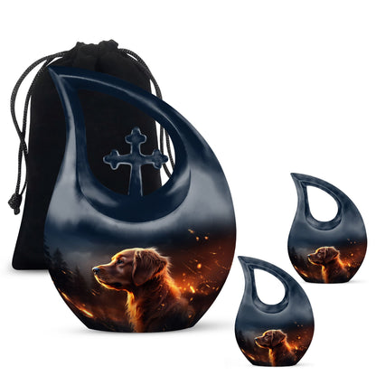 Cross drop design Ember Watcher Ashes Urn