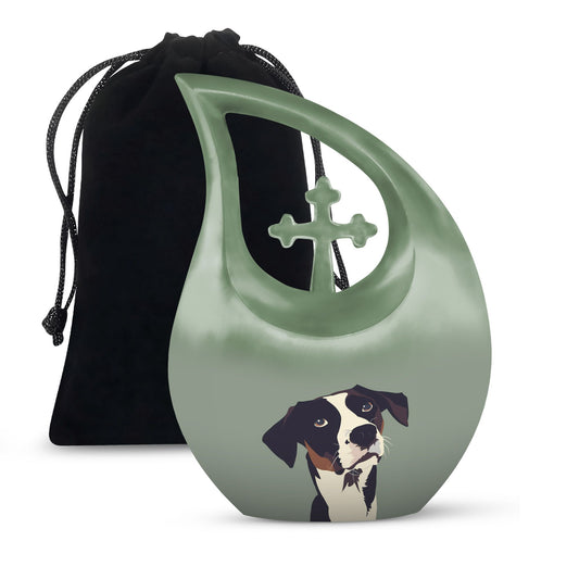 10-inch Canine Minimalism Urn 