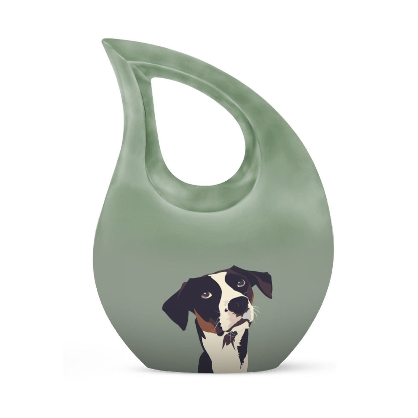 10-inch Canine Minimalism Urn 