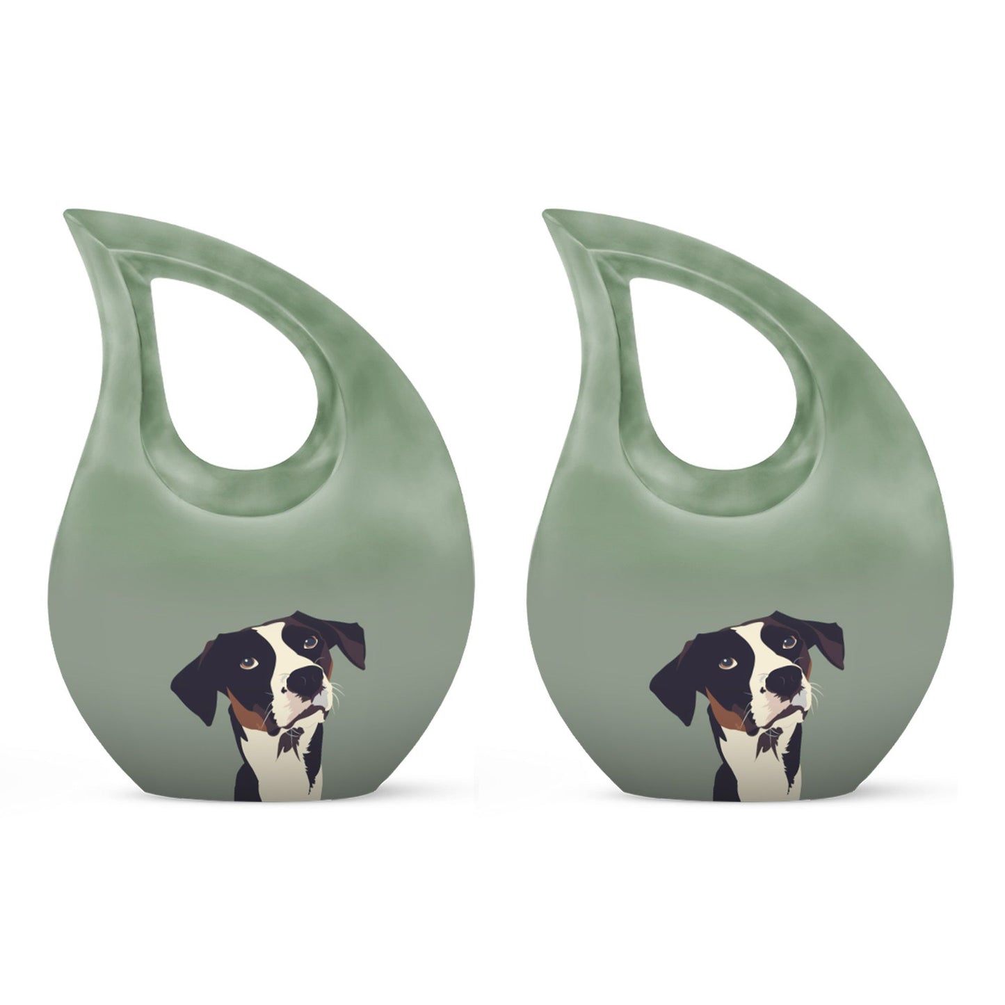 10-inch Canine Minimalism Urn 