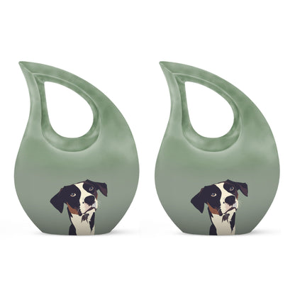 10-inch Canine Minimalism Urn 
