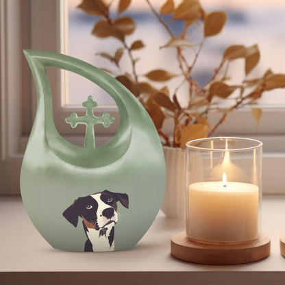 10-inch Canine Minimalism Urn 