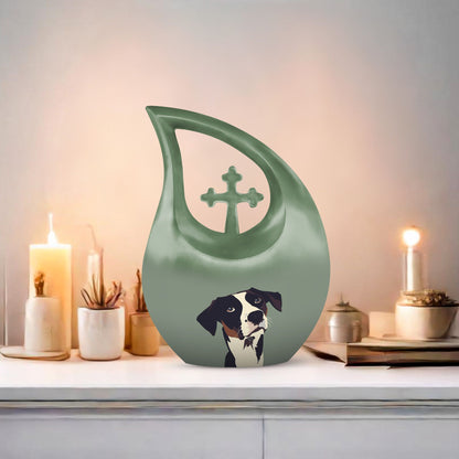 10-inch Canine Minimalism Urn 