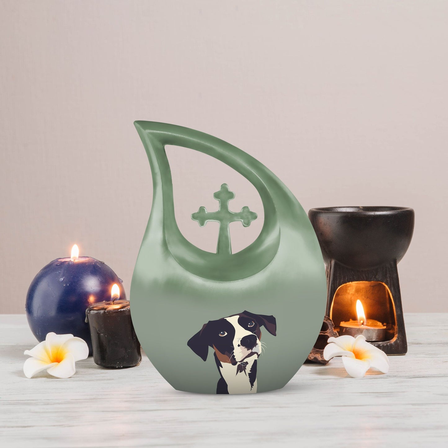 10-inch Canine Minimalism Urn 