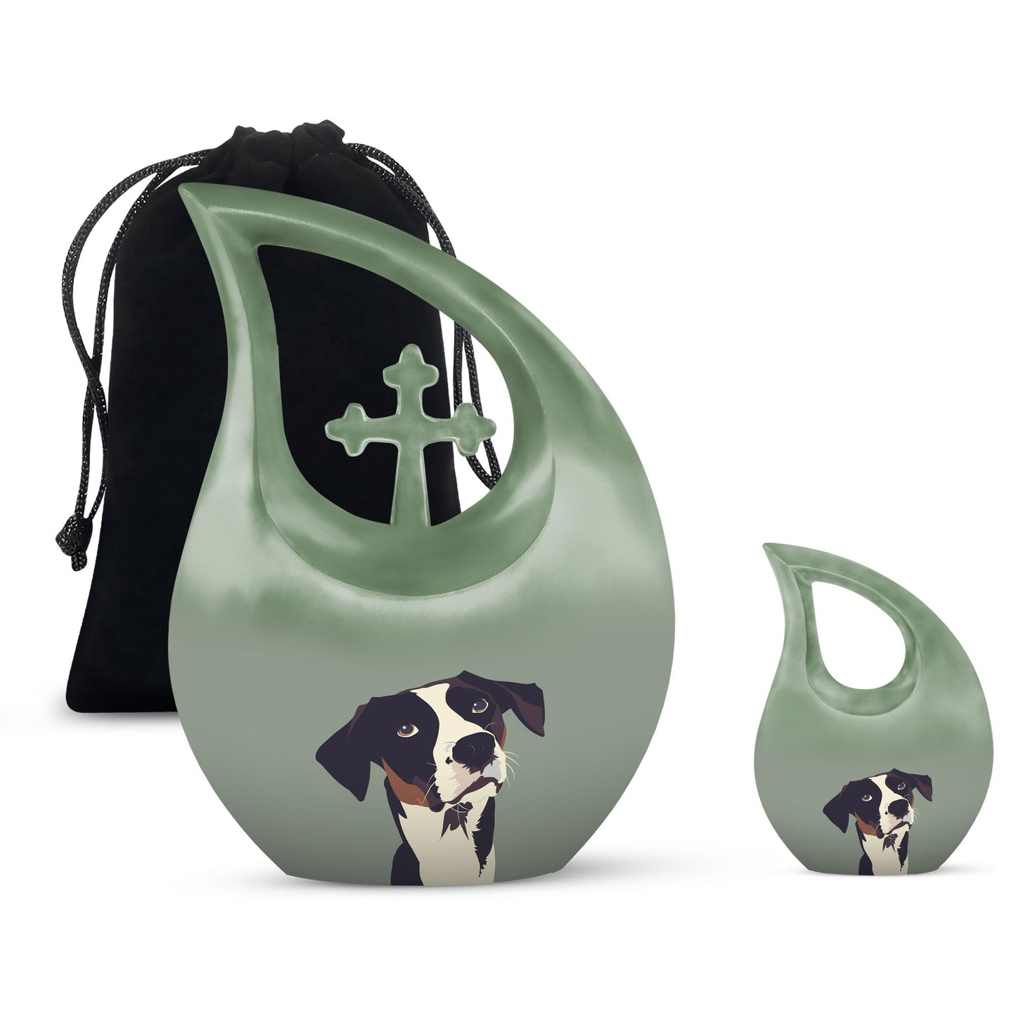 10-inch Canine Minimalism Urn 