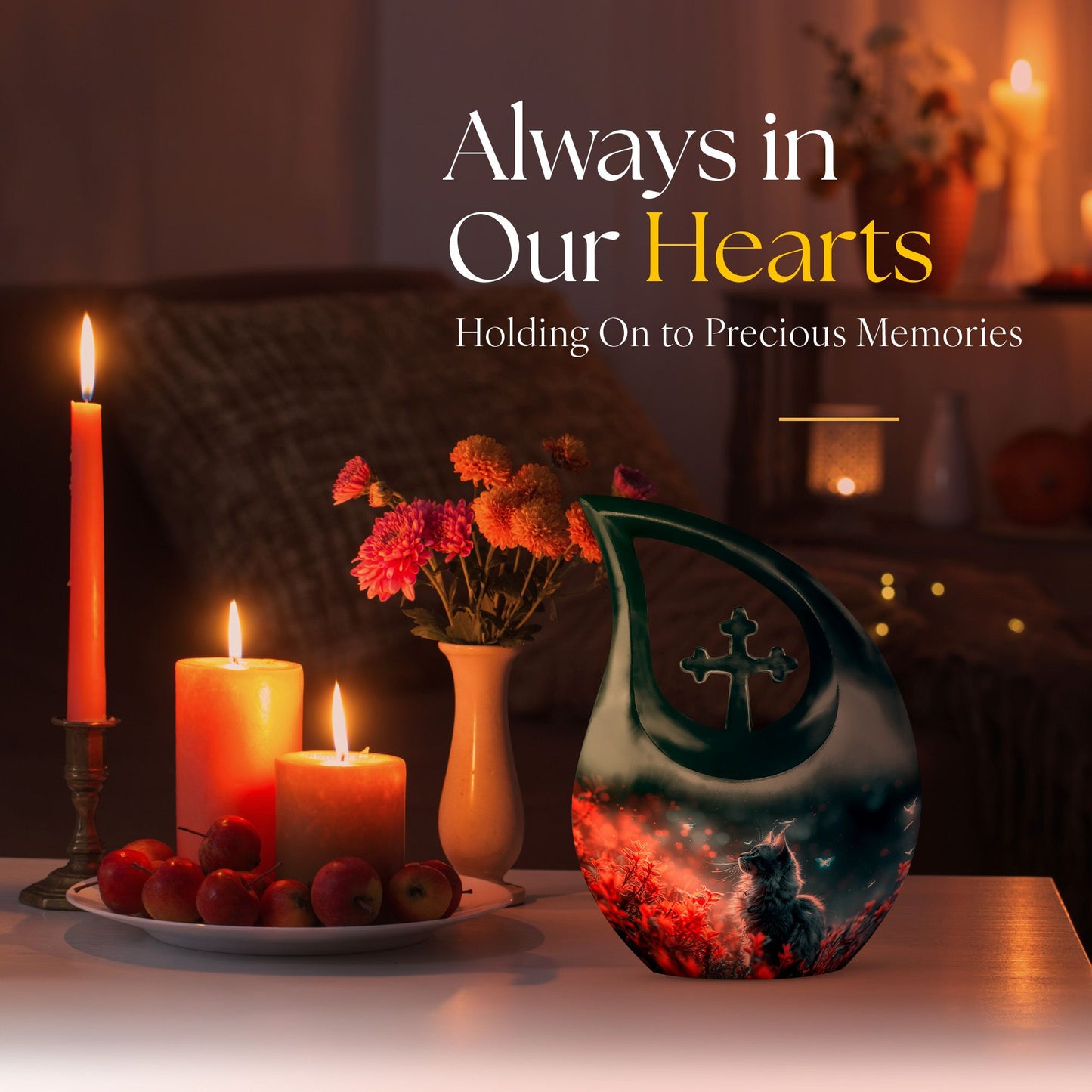 10-Inch Mystical Whiskers Urn