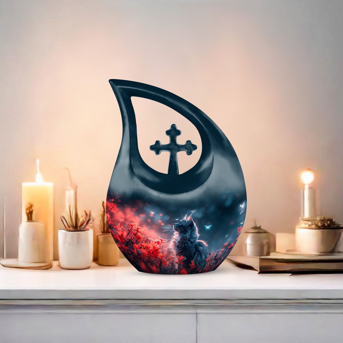 10-Inch Mystical Whiskers Urn