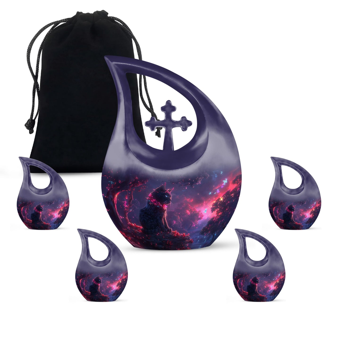 Large 10-inch Mystic Glow Urn,