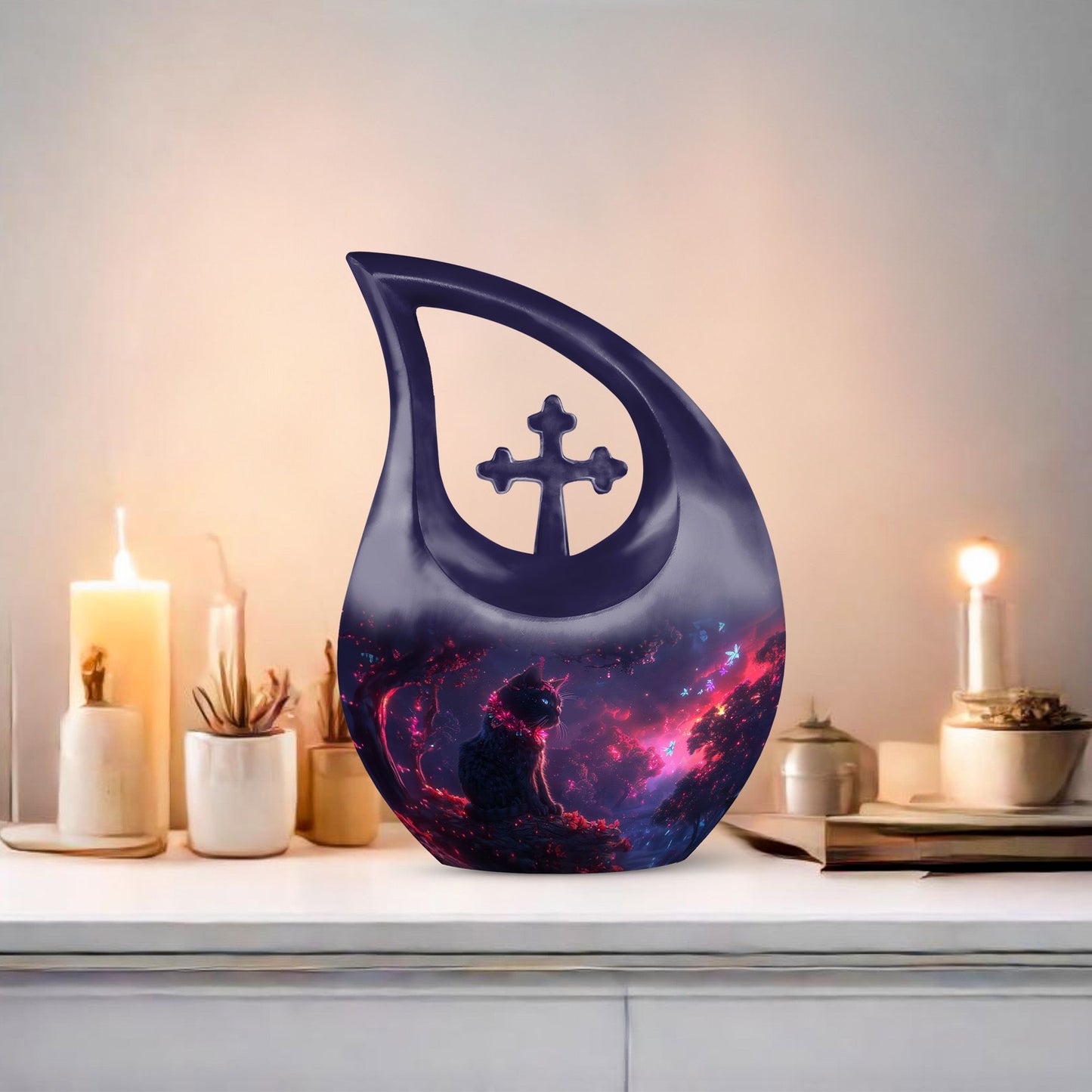 Large 10-inch Mystic Glow Urn,