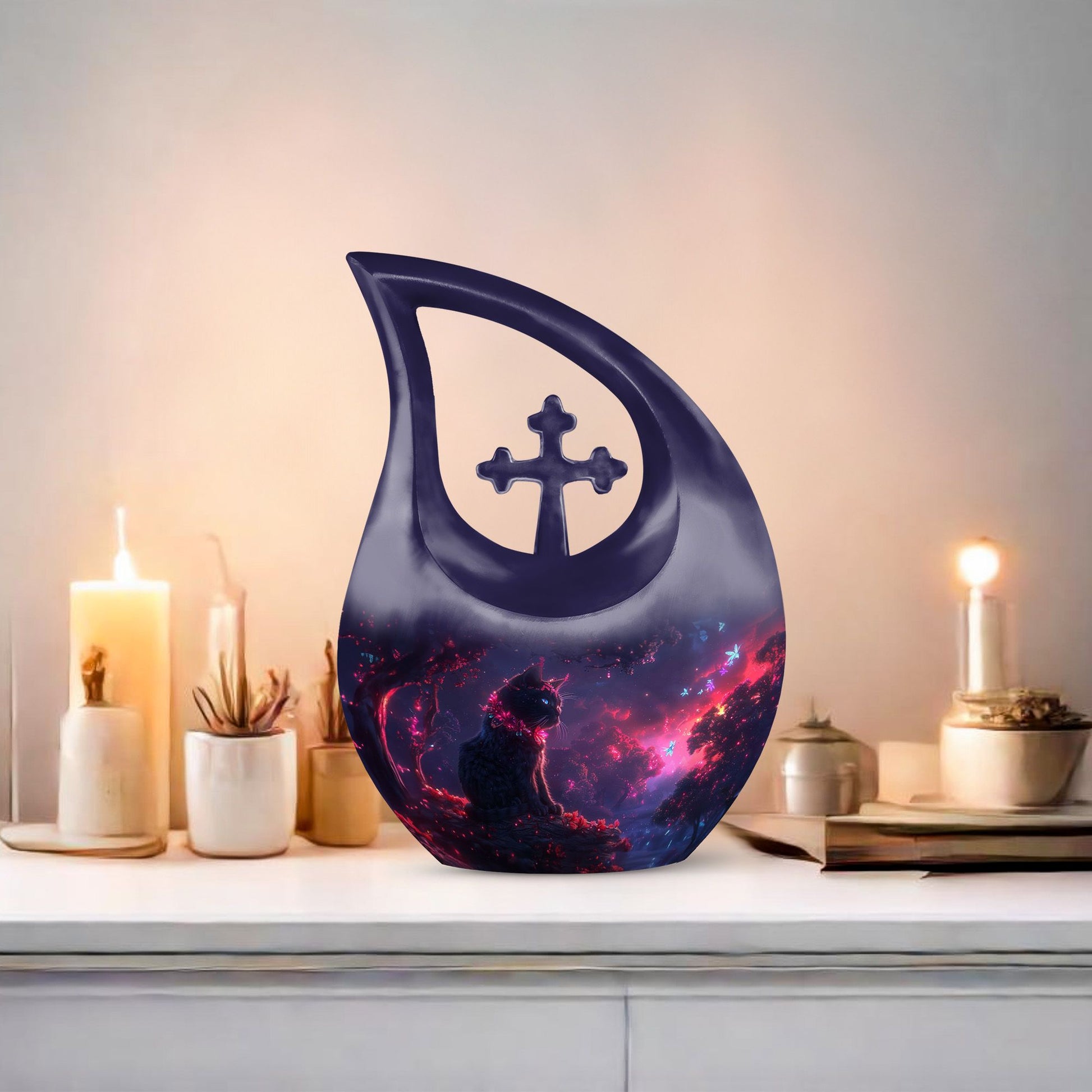 Large 10-inch Mystic Glow Urn,