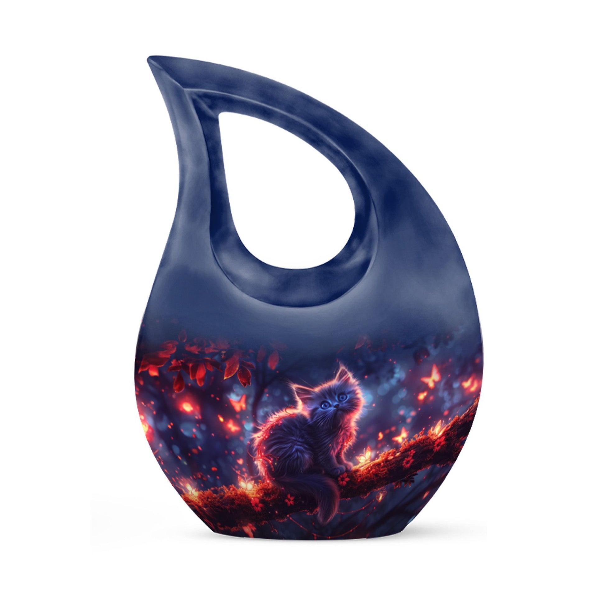 Mystic Nature 10 Inch Aluminium Urn
