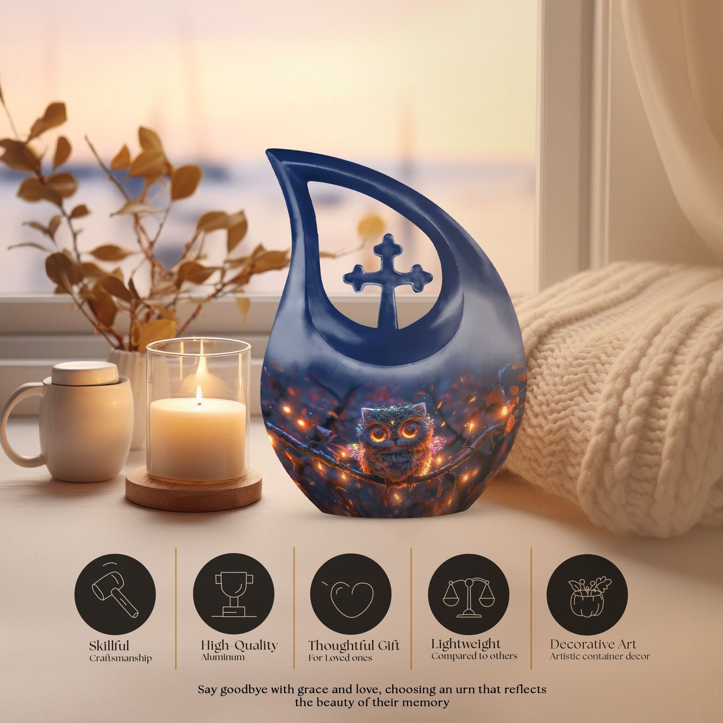 Mystic Glow Urn 