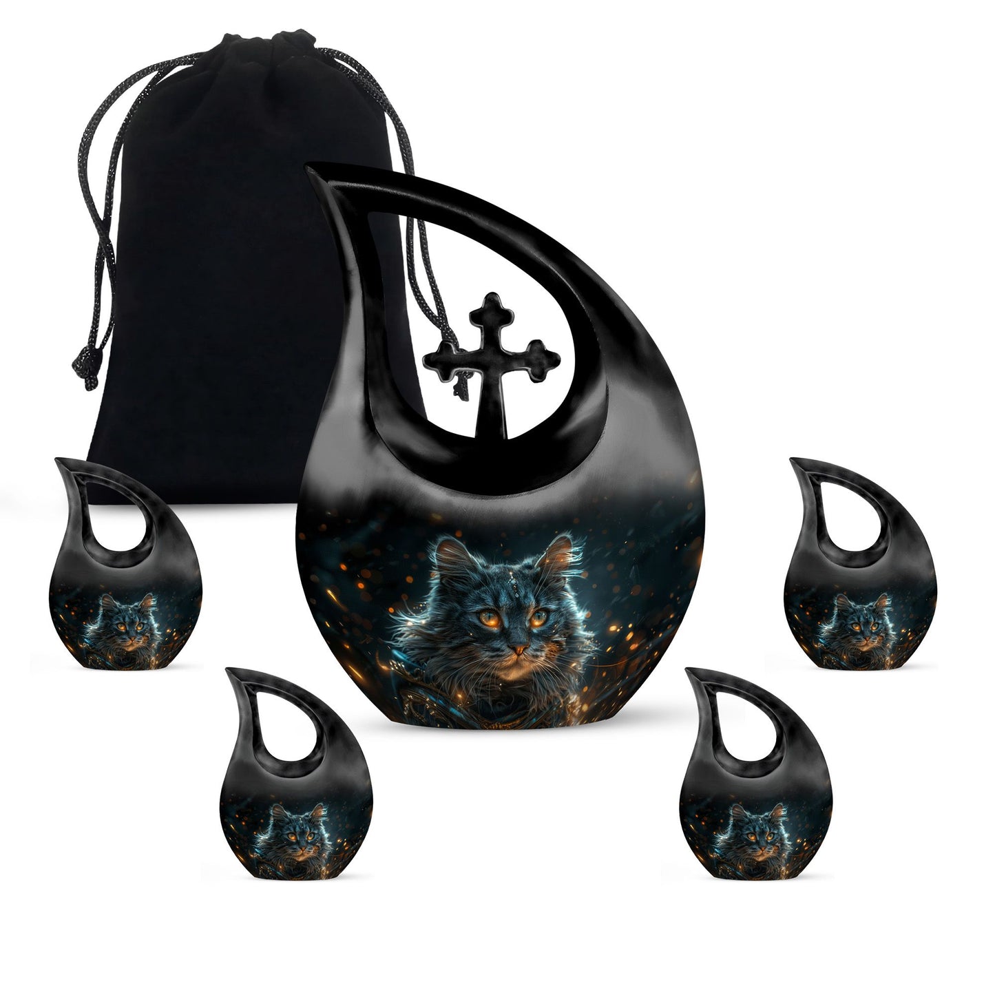 10-inch Mystic Gaze Cross Drop Design