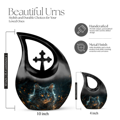 10-inch Mystic Gaze Cross Drop Design
