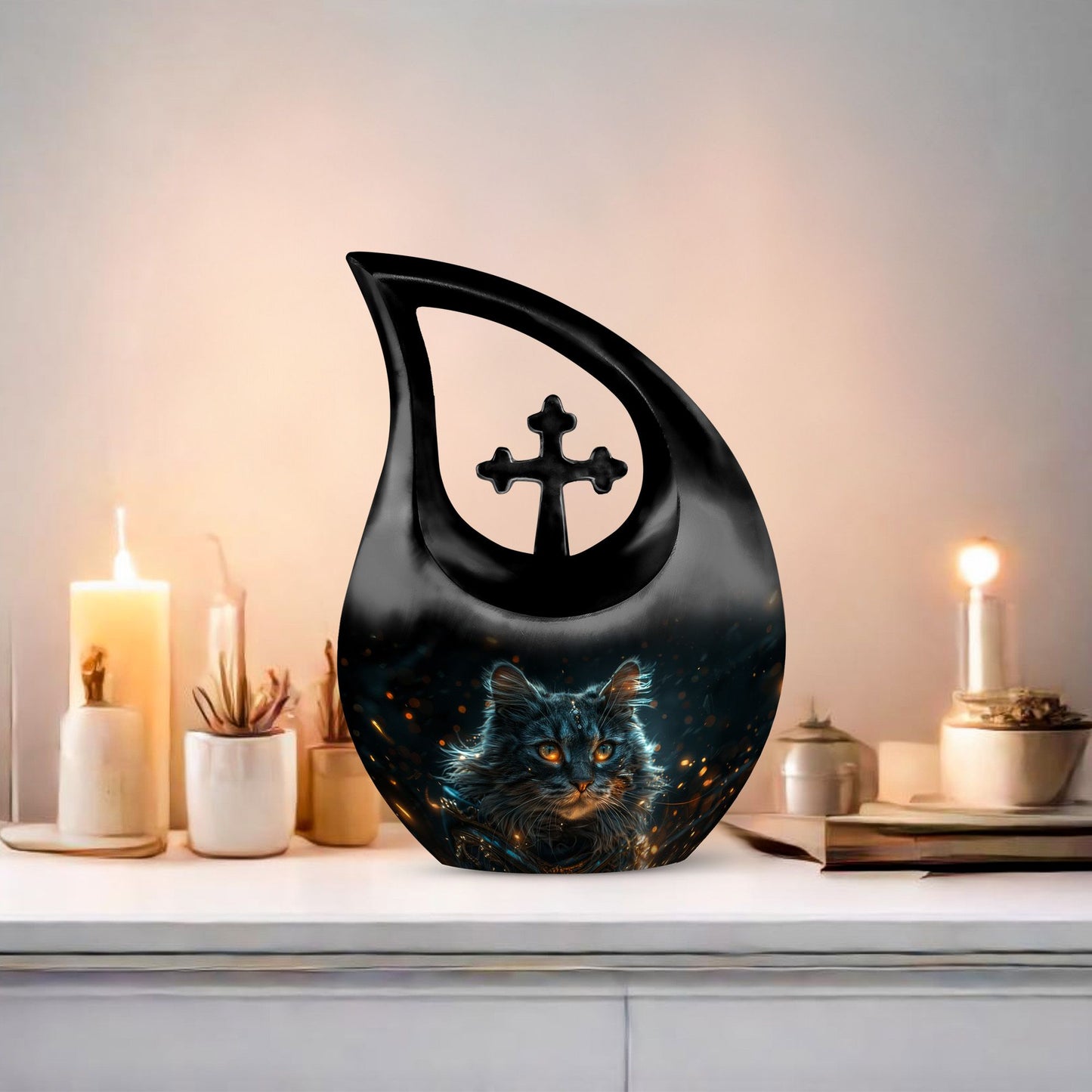 10-inch Mystic Gaze Cross Drop Design