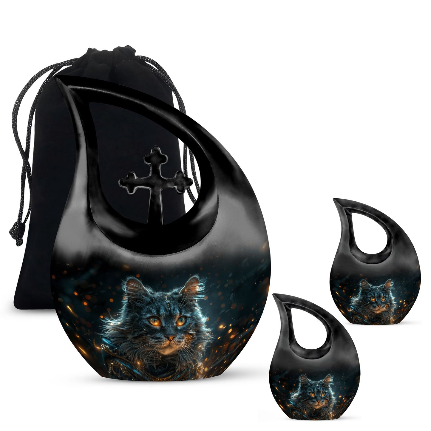 10-inch Mystic Gaze Cross Drop Design