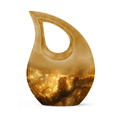 10 inch Glowing Forest Whiskers Urn 