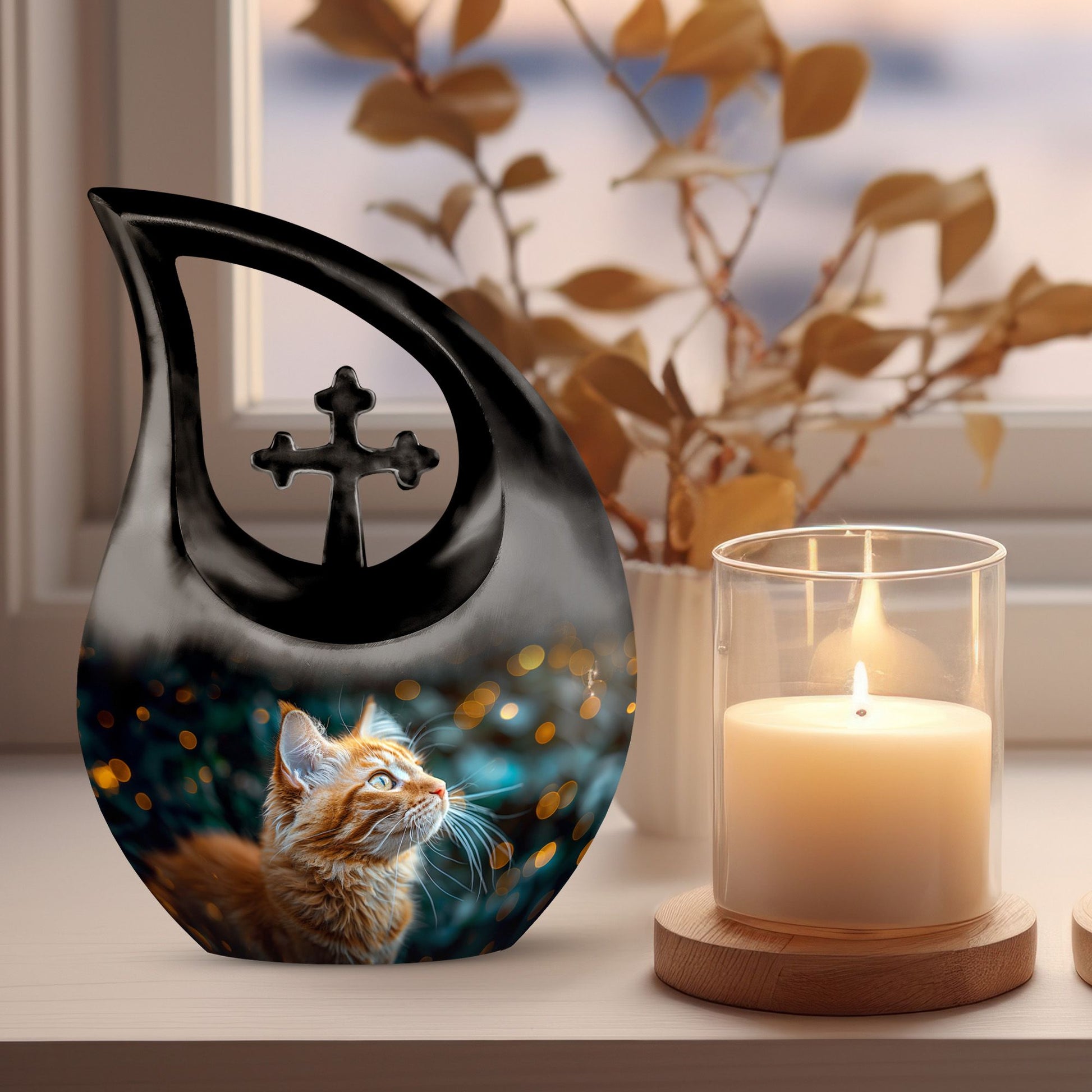 10-inch Amber Gaze Wonder Urn 