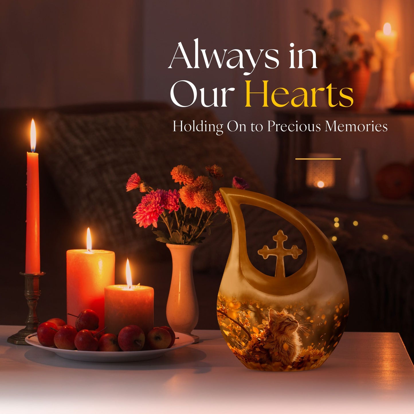 10-inch Regal Autumn Whispers Urn 