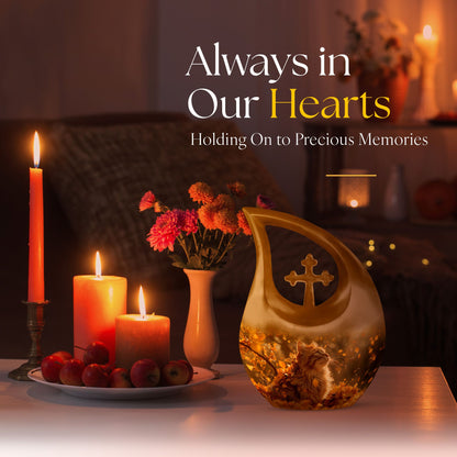 10-inch Regal Autumn Whispers Urn 