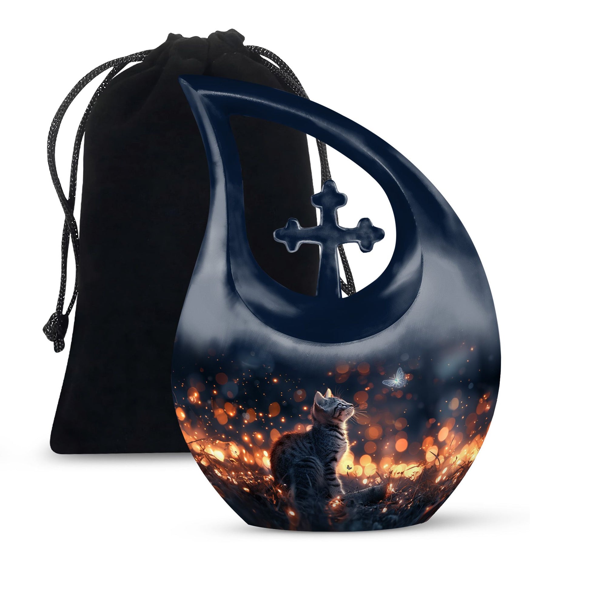 Twilight Butterfly Dance Urn,