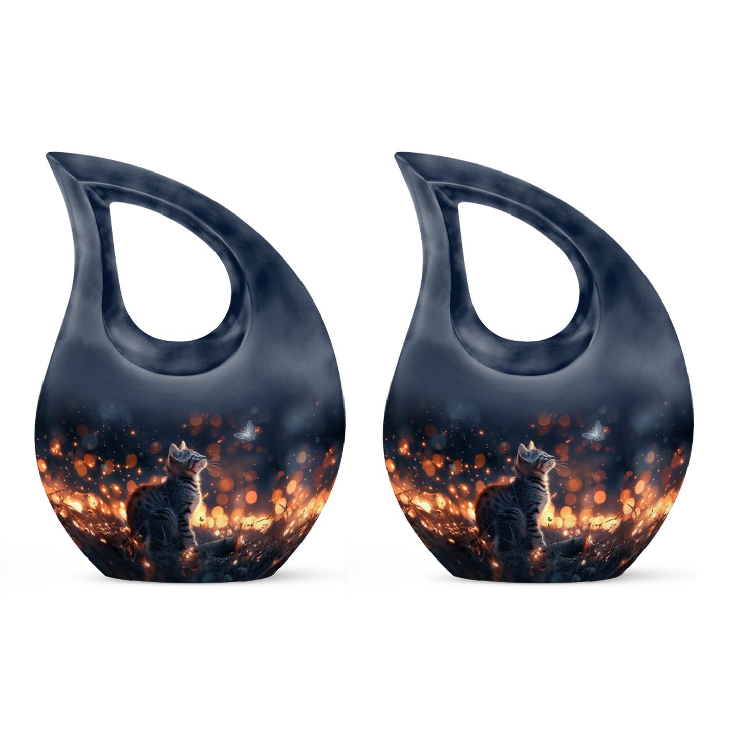 Twilight Butterfly Dance Urn,