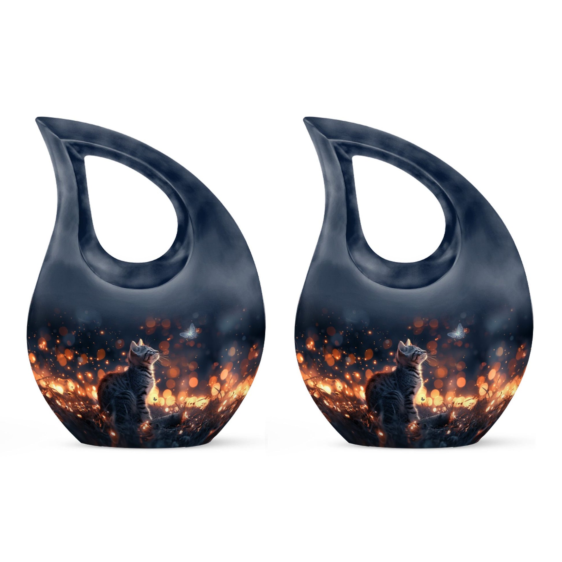 Twilight Butterfly Dance Urn,