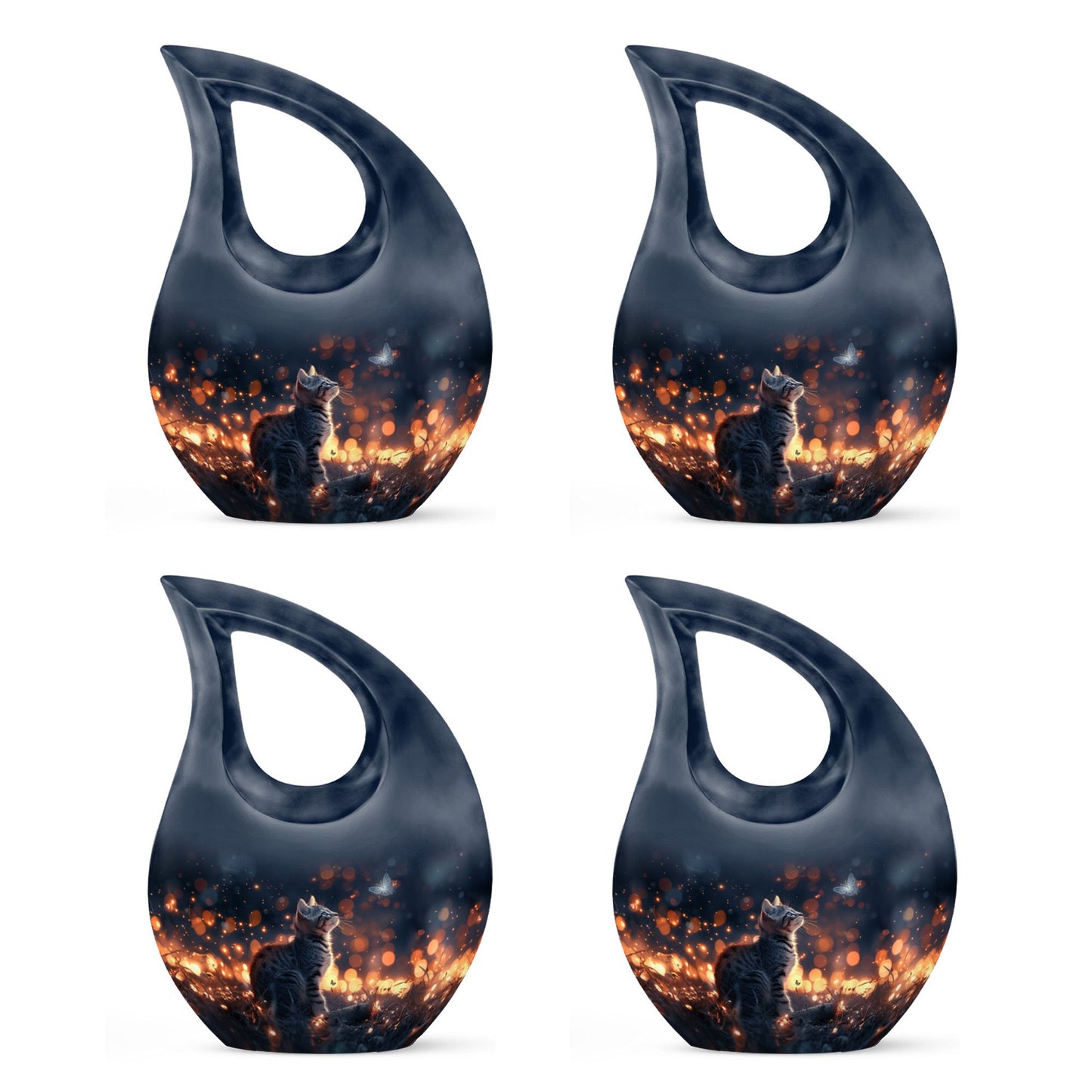 Twilight Butterfly Dance Urn,