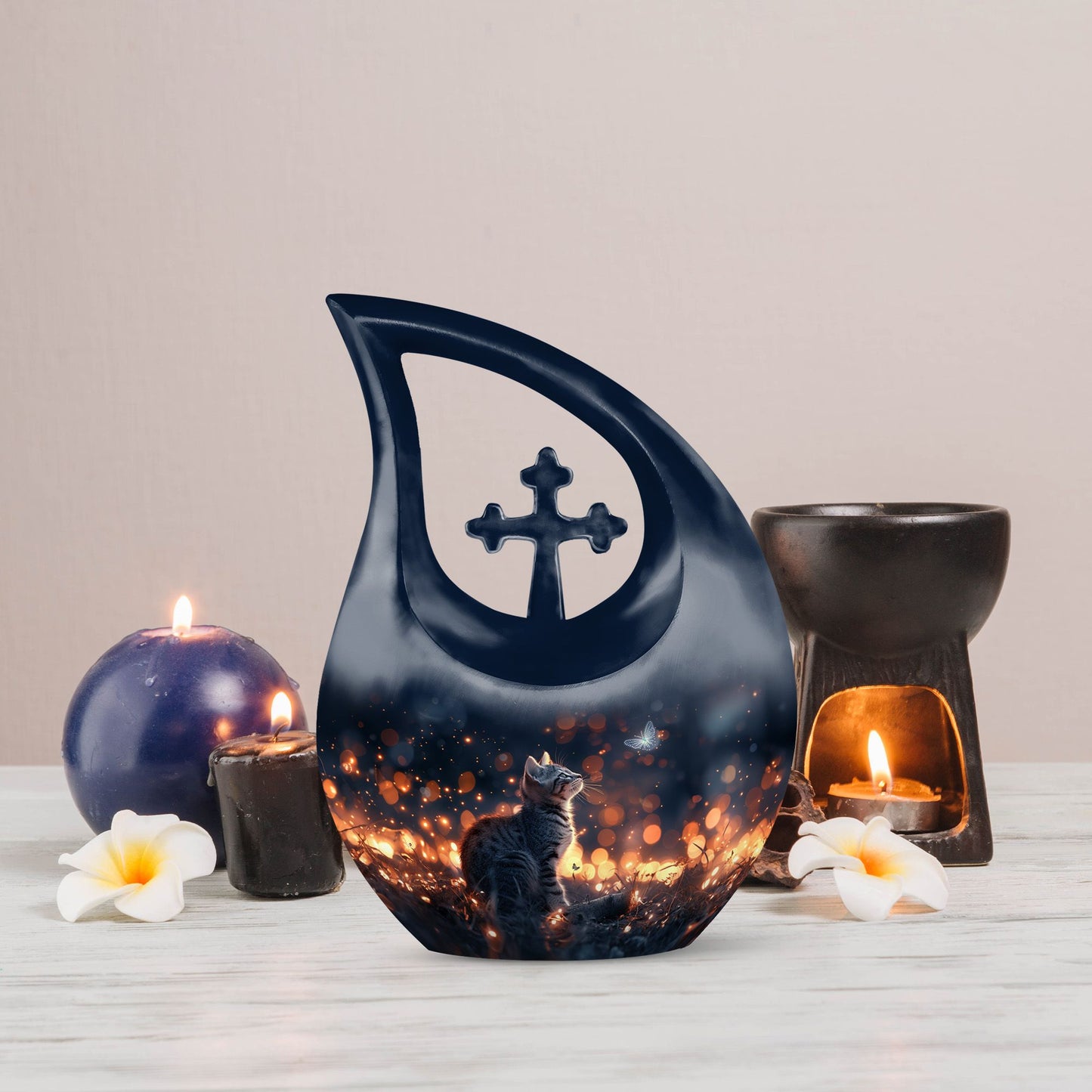 Twilight Butterfly Dance Urn,