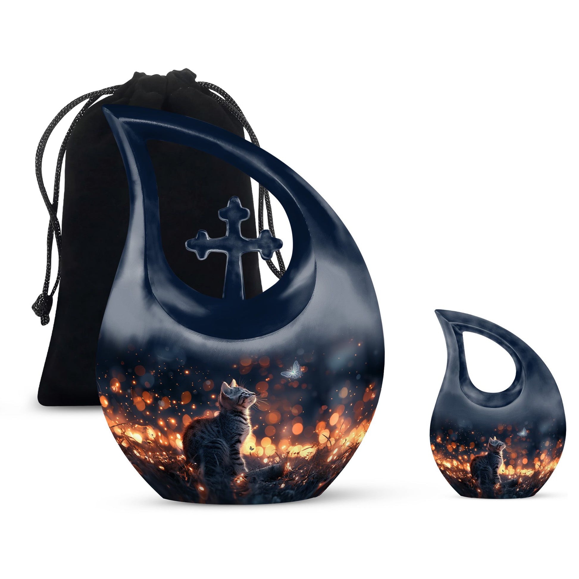Twilight Butterfly Dance Urn,