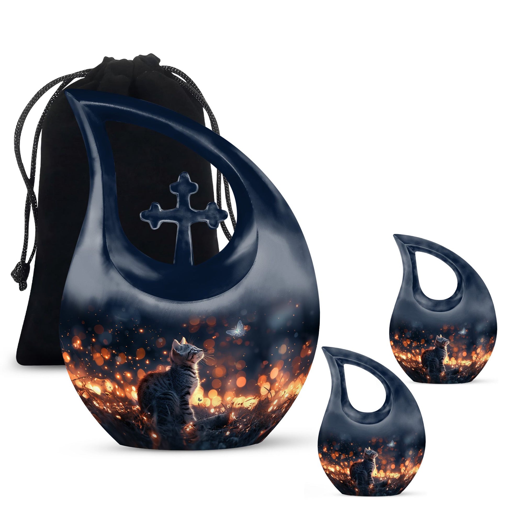 Twilight Butterfly Dance Urn,