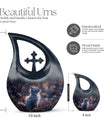 10 inch Autumn Whispers Urn