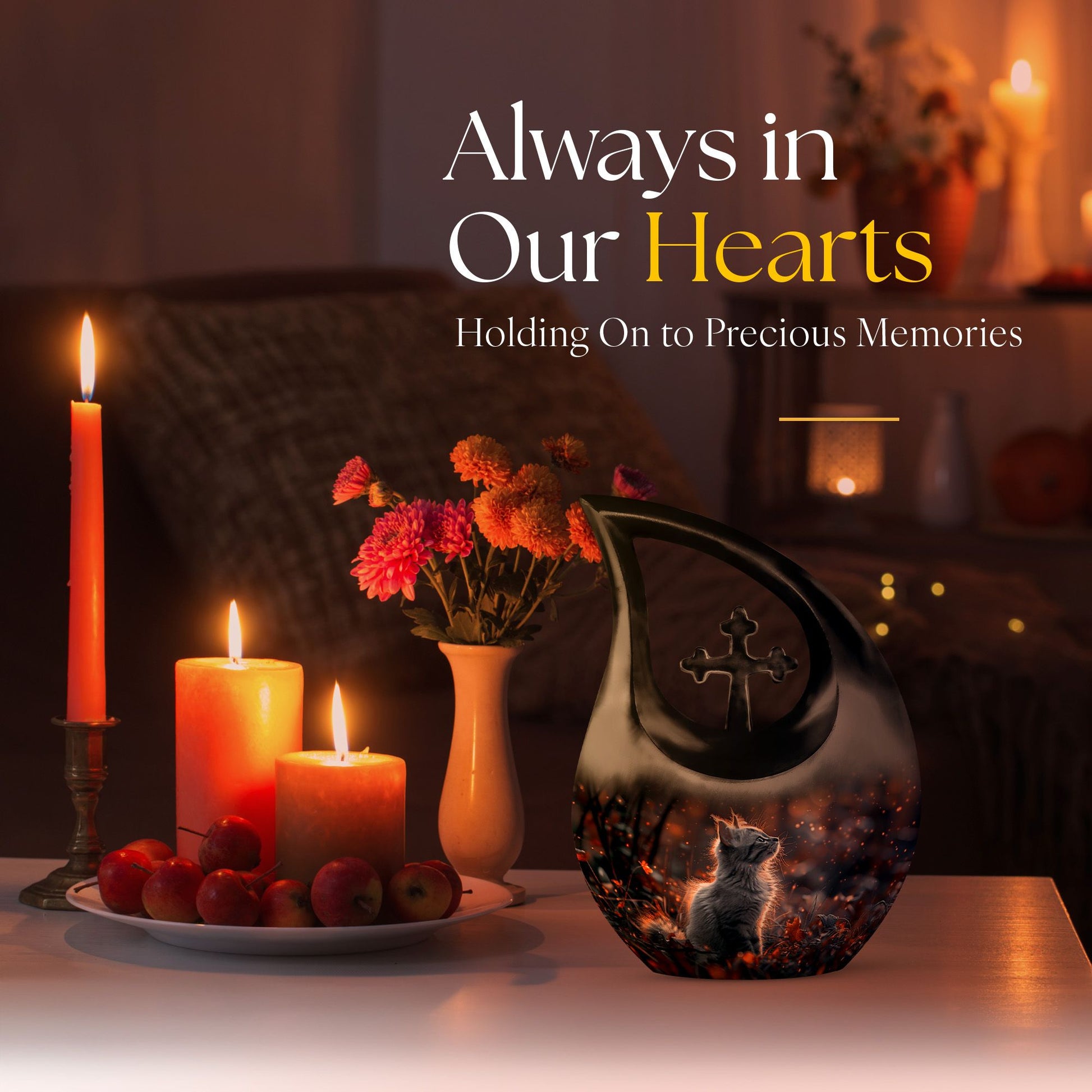 10 inch Autumn Whispers Urn