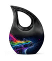 10-inch Vivid Whisker Waves Urn