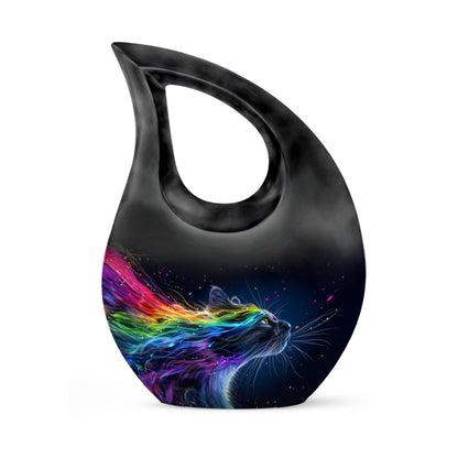 10-inch Vivid Whisker Waves Urn
