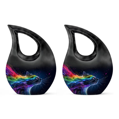 10-inch Vivid Whisker Waves Urn