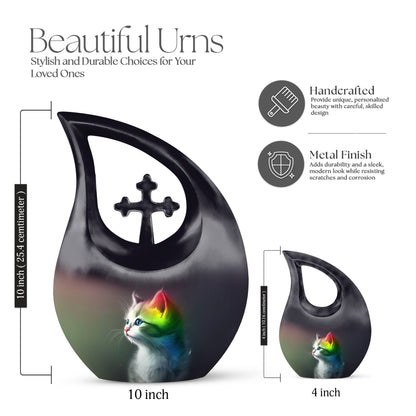 10-inch Spectral Whisker Glow Urn 
