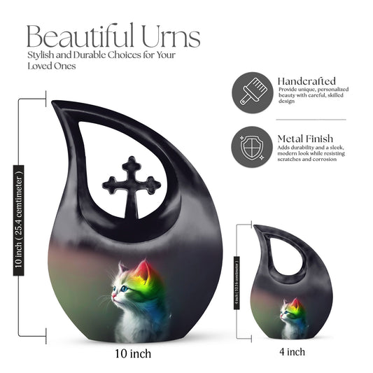 10-inch Spectral Whisker Glow Urn 
