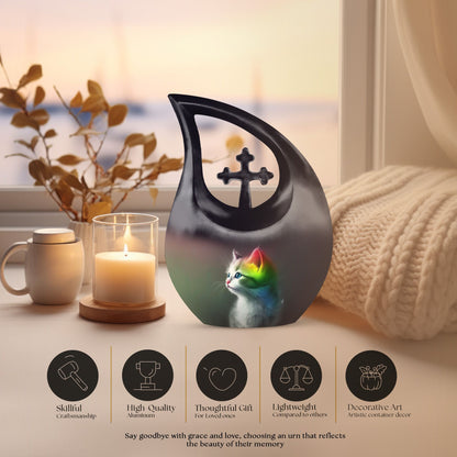 10-inch Spectral Whisker Glow Urn 