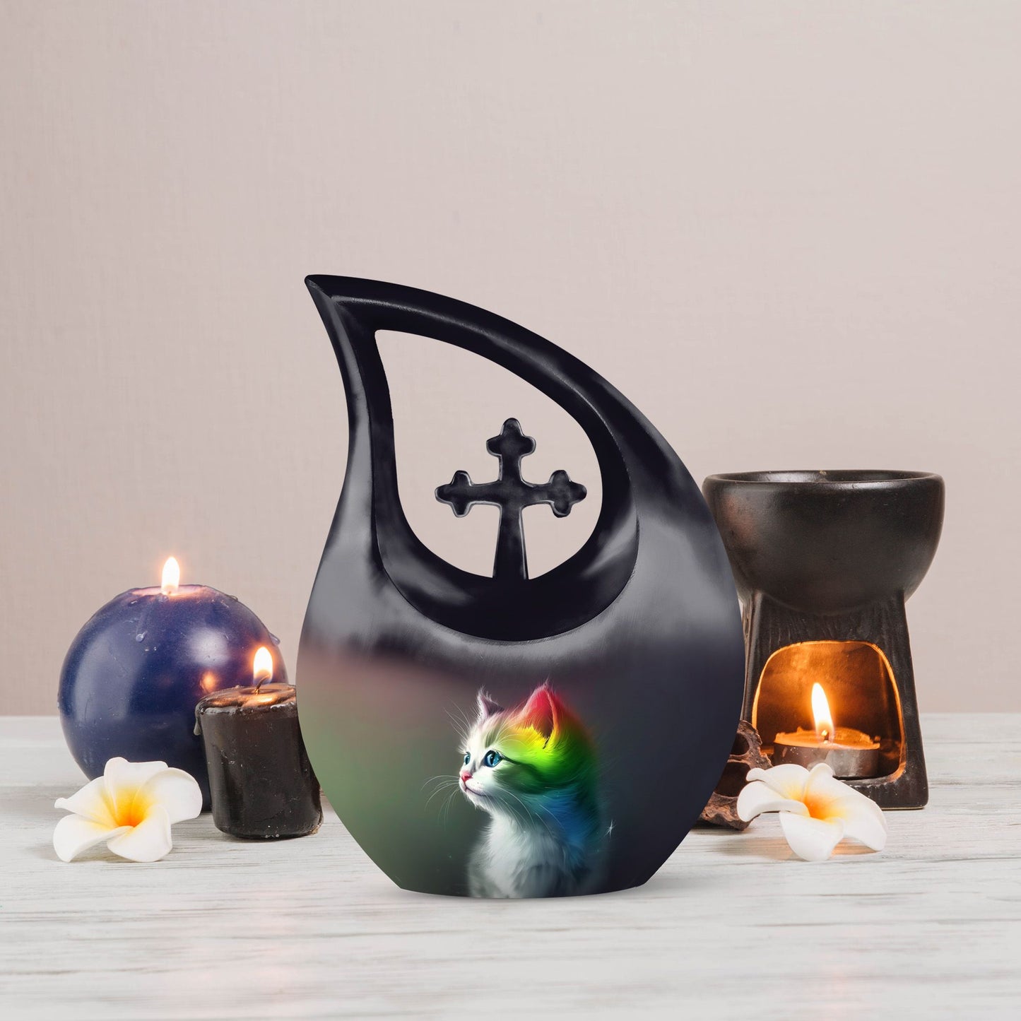 10-inch Spectral Whisker Glow Urn 