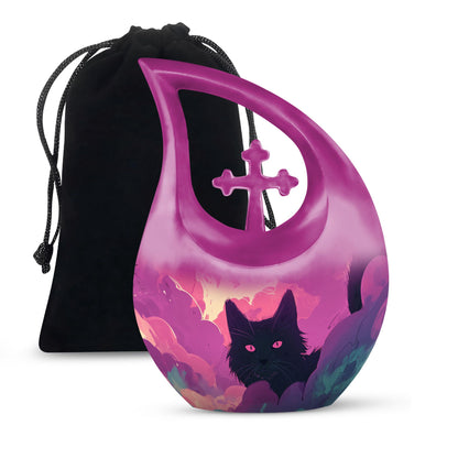 10-inch Magenta Mystery Watcher Urn